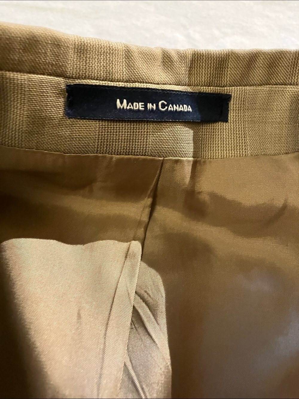 Chaps Ralph Lauren wool & cashmere vintage camel plaid sports jacket 40R - Picture 10 of 16